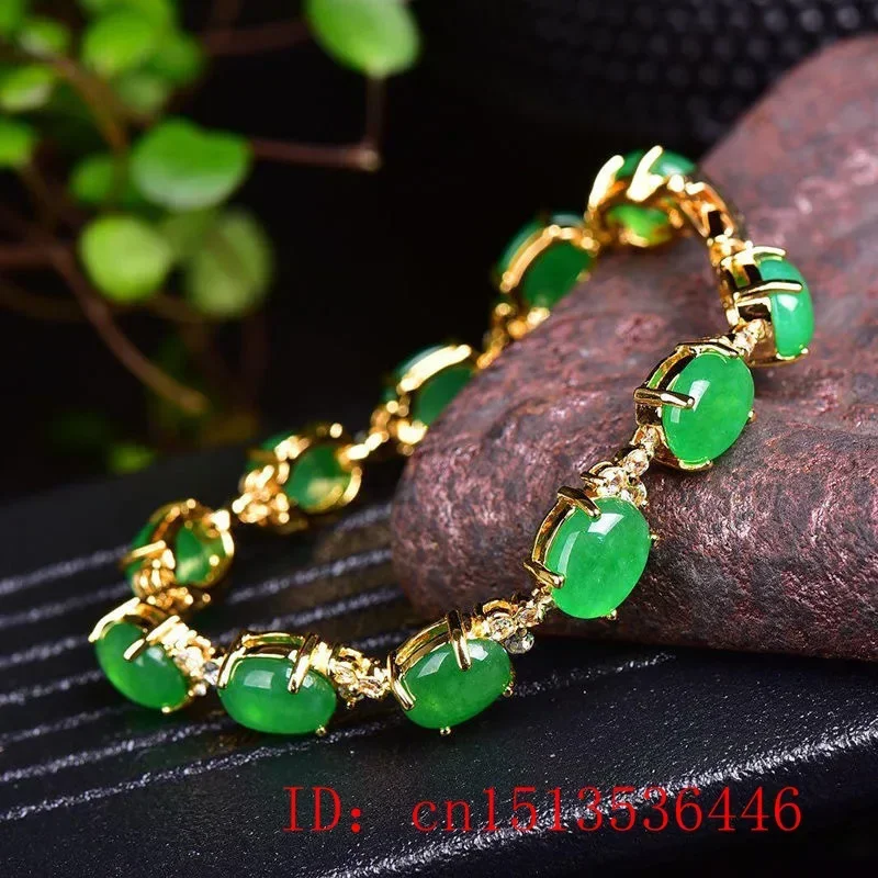 Natural Green Jade Agate LOVE  - Bracelets review and price
