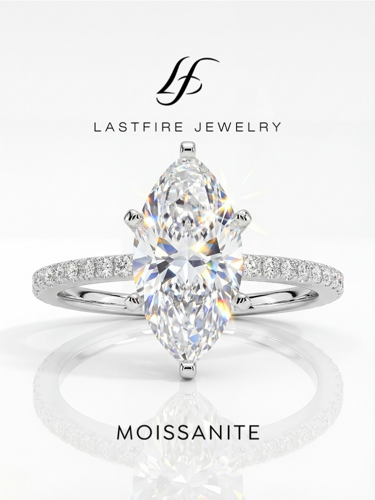 Real 2ct Real Moissanite Diamo - Moissanite Engagement Ring 1 Carat review and price