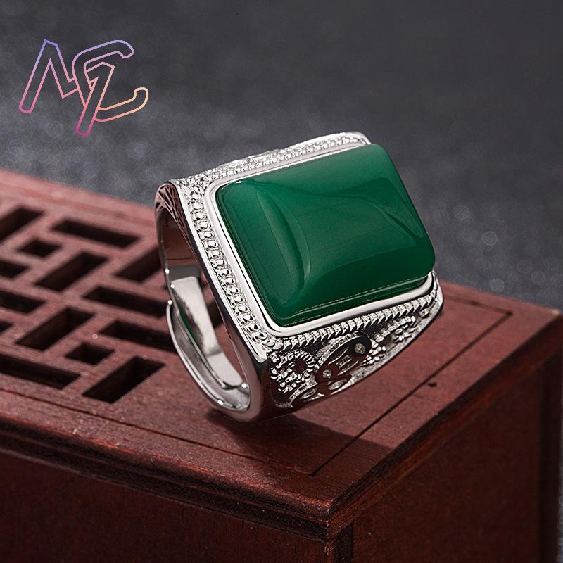 Green Natural Jade Rings Real  - Rings review and price