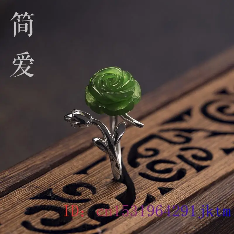 Jade Rose Rings Jewelry Chines - Rings review and price