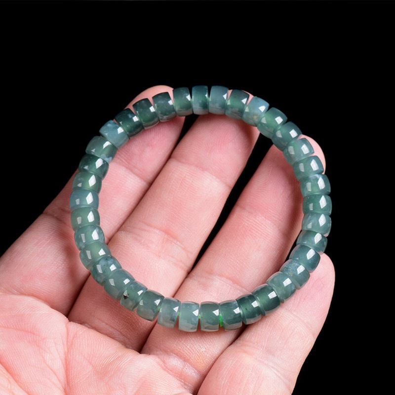 Natural Grade A Jadeite Blue W - Bracelets review and price