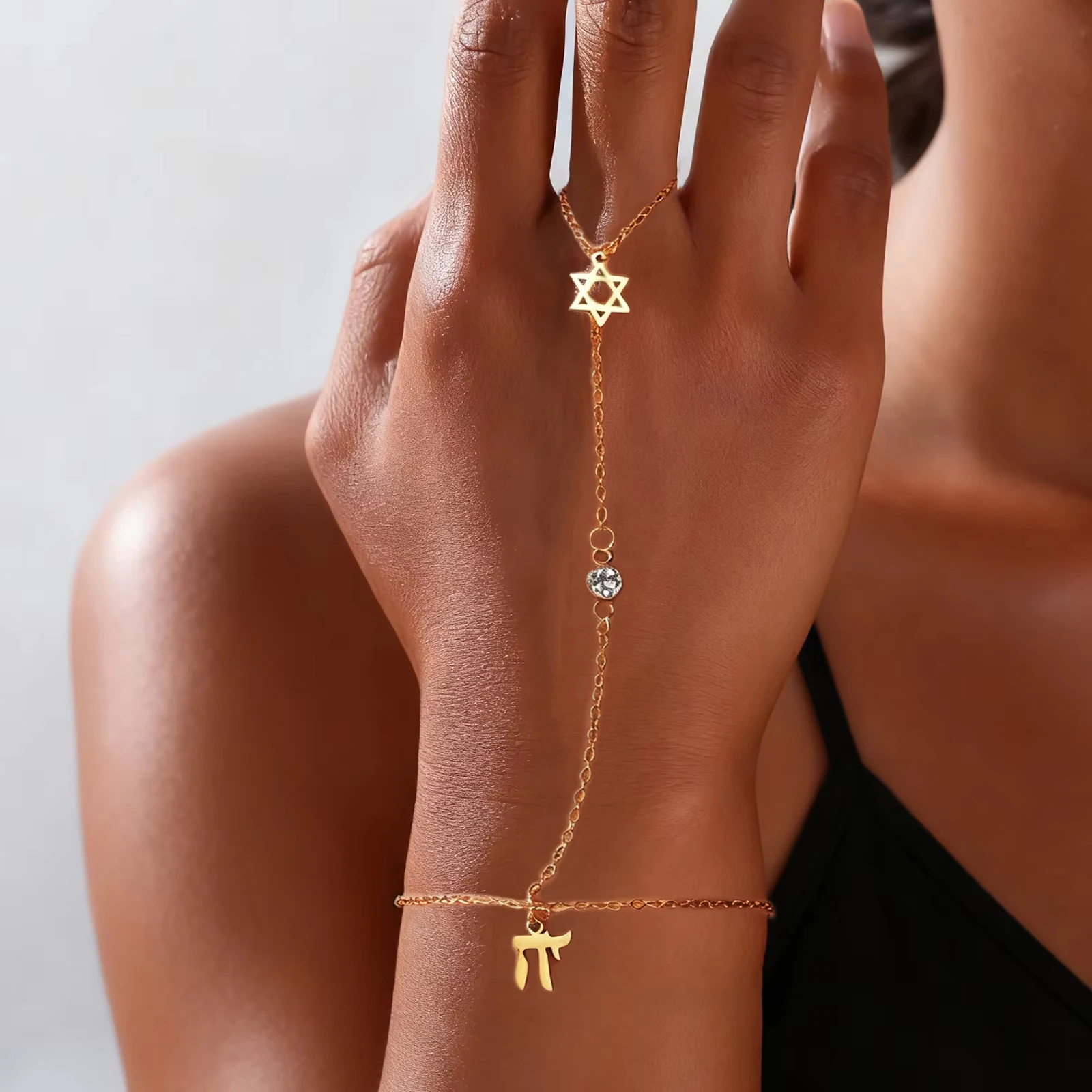 Jewish Star of David Hebrew Le - Bracelets review and price