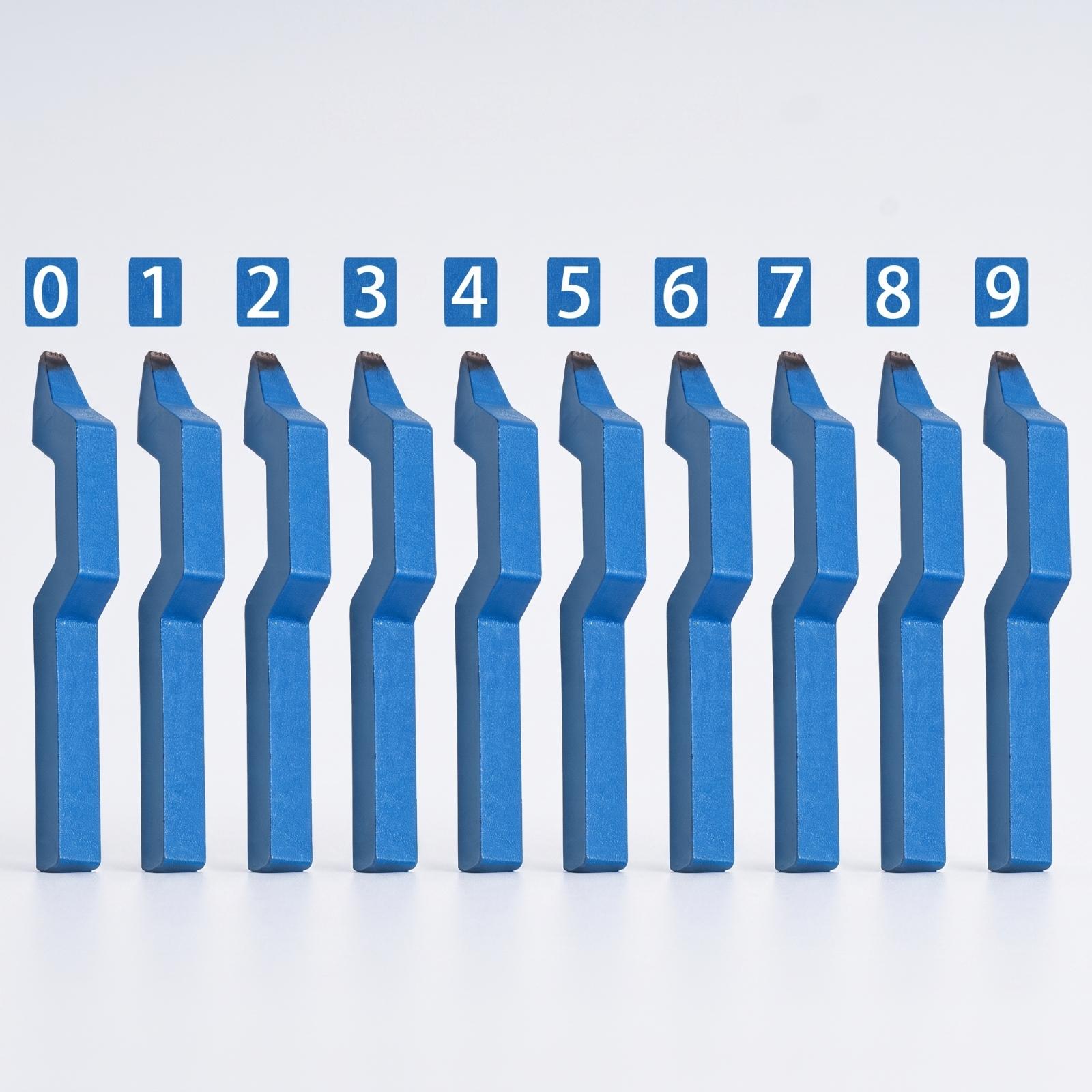Curved Number Stamp Set Jewelr - Body Jewelry review and price