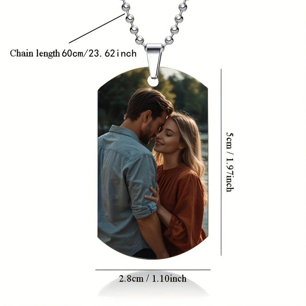 Custom Personalized Men's Pend - Custom Name Necklace Stainless Steel review and price