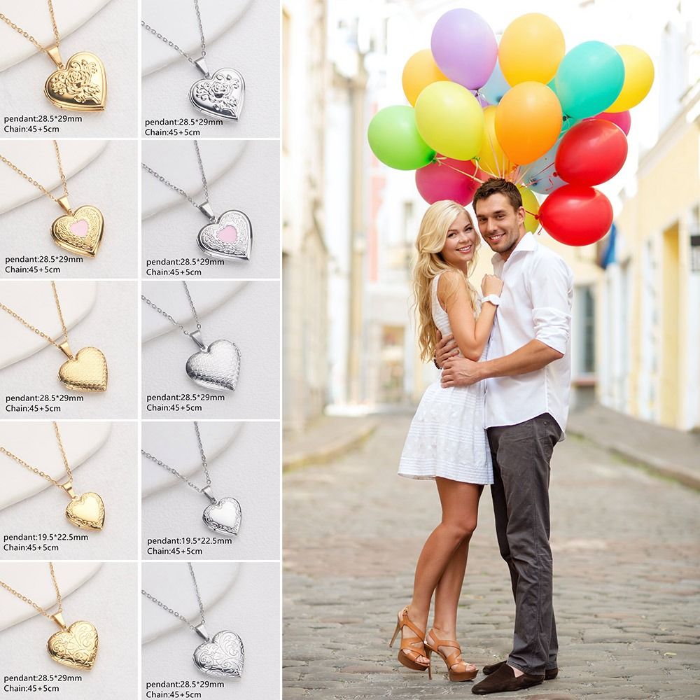 DIY Necklace Photo Picture Loc - Heart Locket Necklace Photo review and price